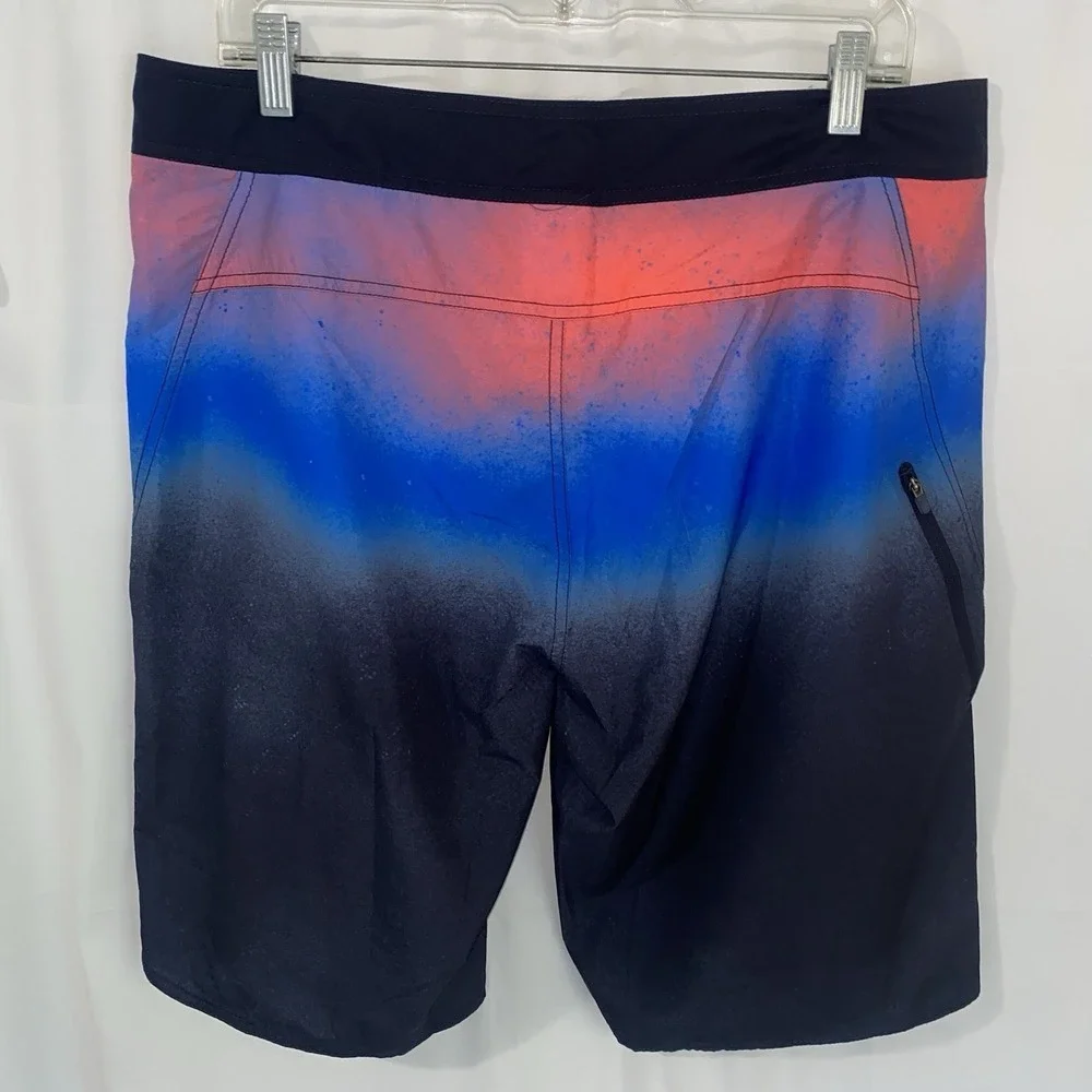 NWT Adidas Board‎ Shorts Swim Trunks Mens 36 Blue Legend Ink Fading Tech FJ3911